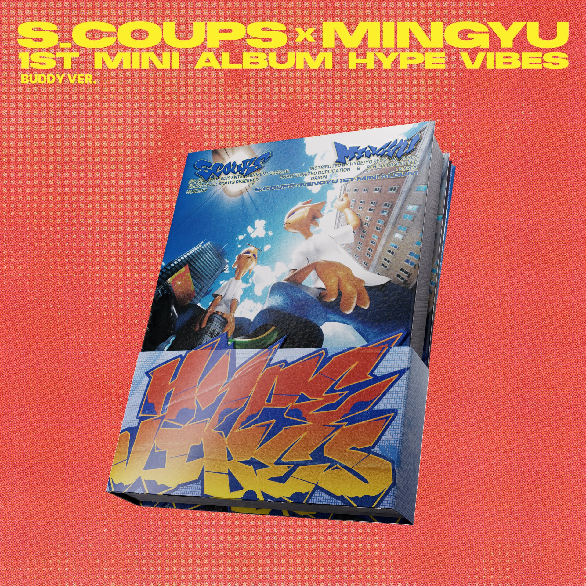 エスクプス ヘンガレ サインCD CxM 1st Mini Album 'HYPE VIBES' buddy Ver. (SIGNED