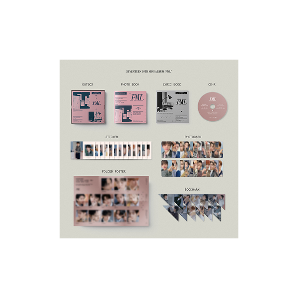 circuito vertical Recuento SEVENTEEN 10th Mini Album 'FML' (Faded Mono Life) – SEVENTEEN 세븐틴 Official  Store