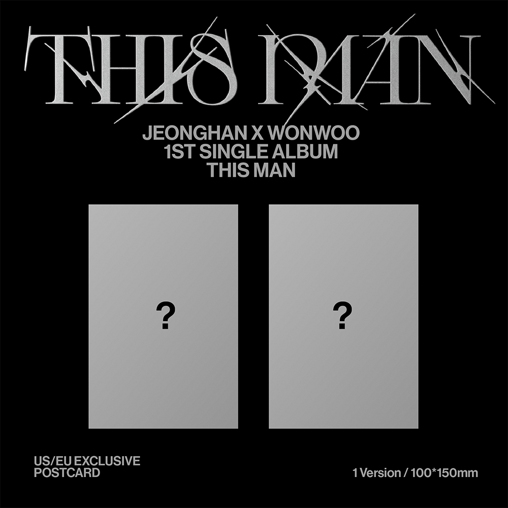 【未開封】JEONGHAN THIS MAN JEONGHAN X WONWOO 1ST SINGLE ALBUM 'THIS MAN' - SEVENTEEN