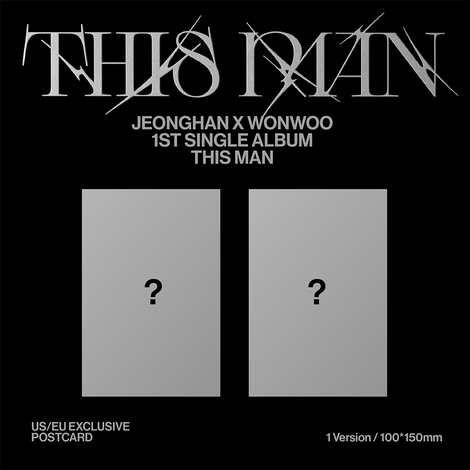JEONGHAN X WONWOO 1ST SINGLE ALBUM 'THIS MAN' EXCLUSIVE POSTCARD
