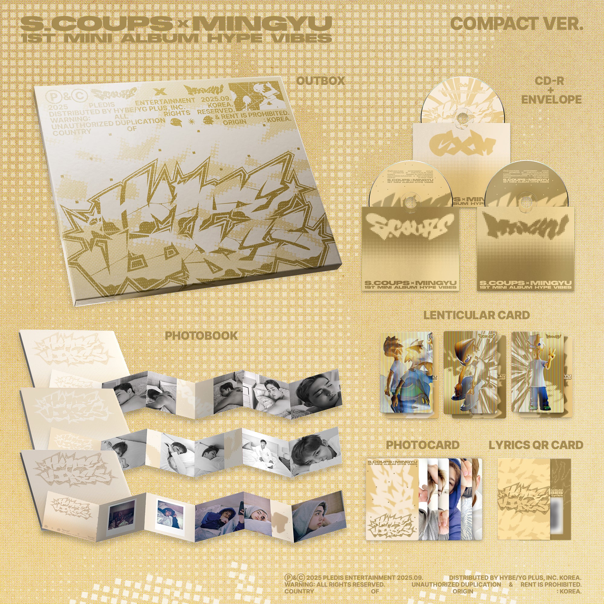 CxM 1st Mini Album ‘HYPE VIBES’ COMPACT Ver.