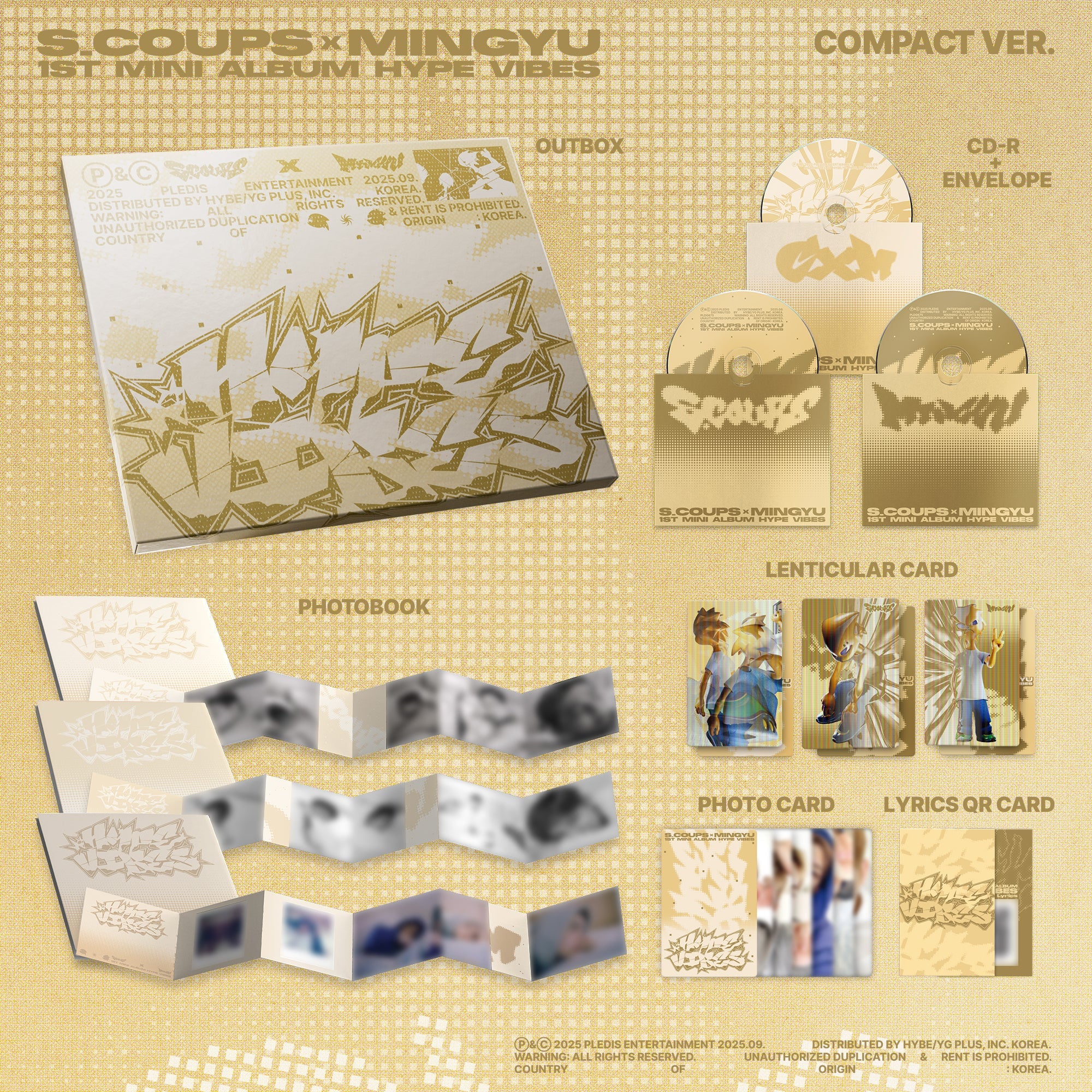 CxM 1st Mini Album ‘HYPE VIBES’ COMPACT Ver.