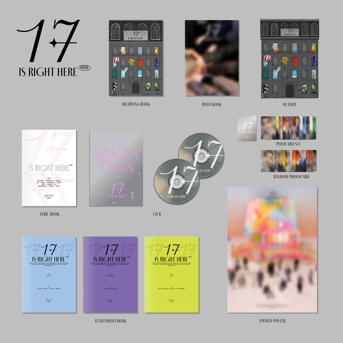 Top Album Inclusions Seventeen Best Album '17 is Right Here' Here Ver. (Signed) - SEVENTEEN ...
