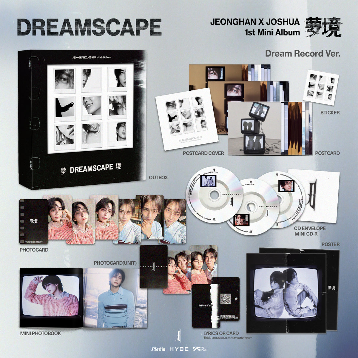 JxJ 1st Mini Album ‘DREAMSCAPE’ Daydreamers Ver. (Signed ver.)