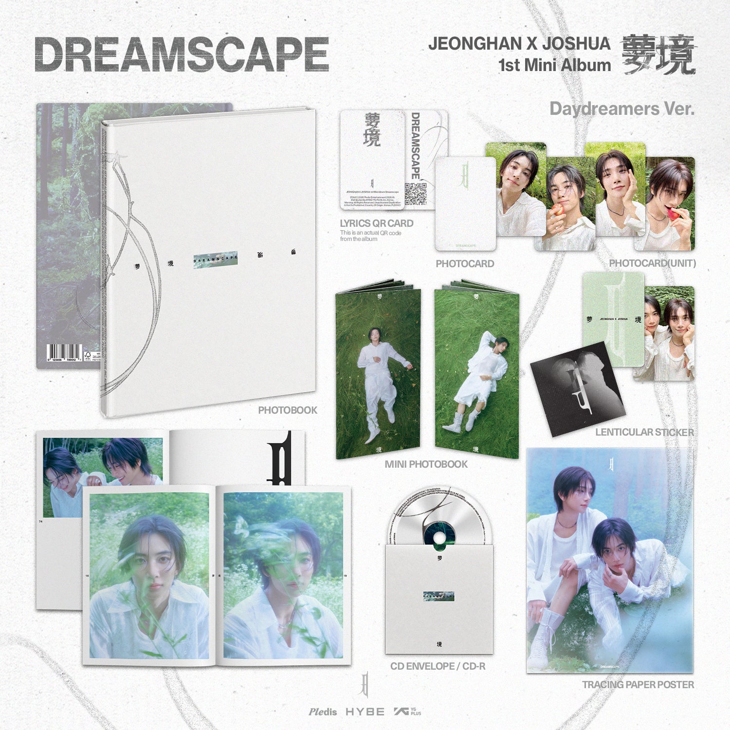 JxJ 1st Mini Album 'DREAMSCAPE' Daydreamers Ver. - SEVENTEEN