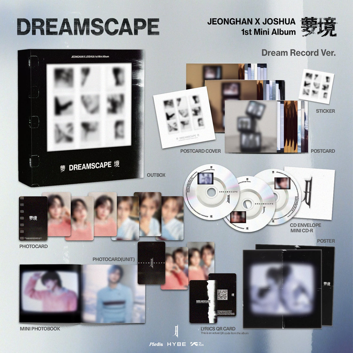 JxJ 1st Mini Album DREAMSCAPEDream Record Ver. Packshot