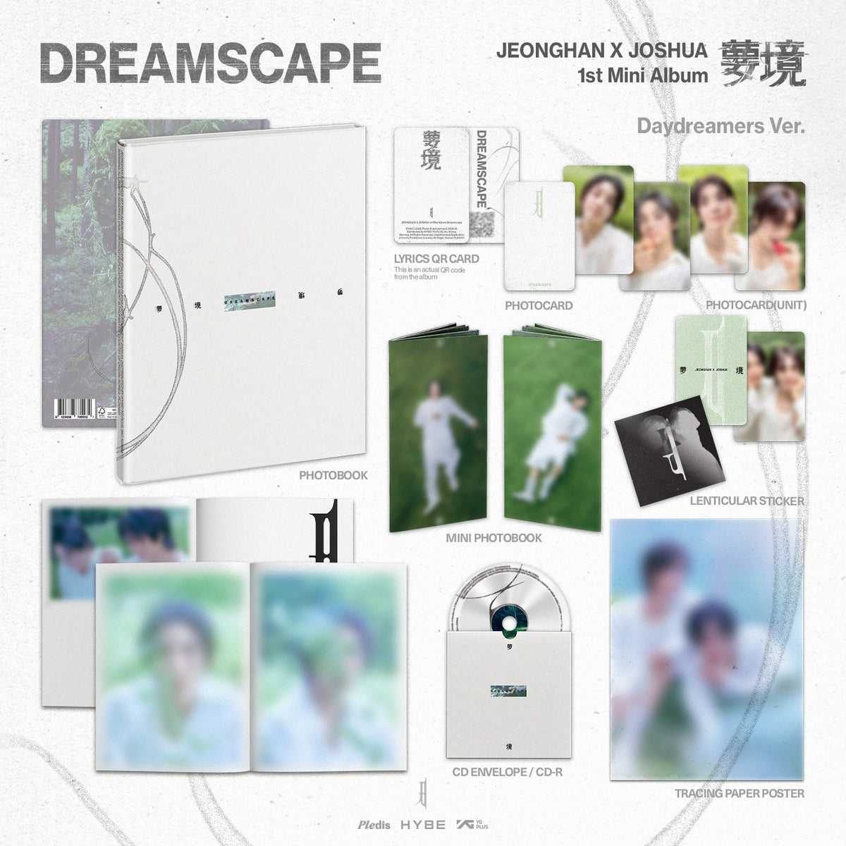 JxJ 1st Mini Album DREAMSCAPE Daydreamers Ver. Packshot