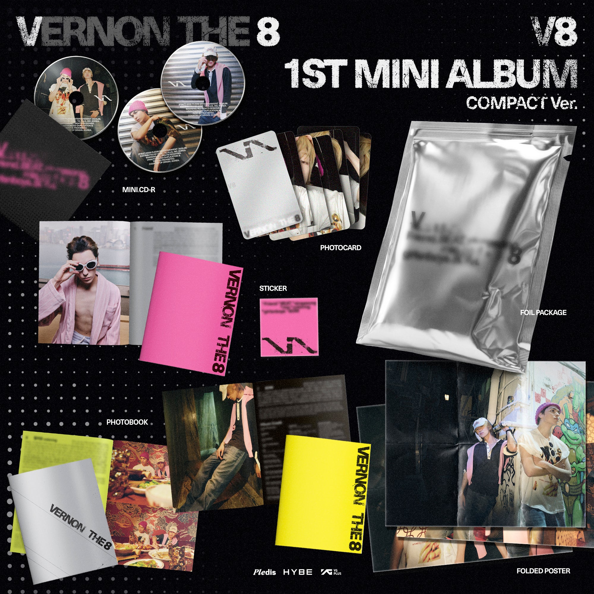 V8 1st Mini Album 'V8' Compact Ver.