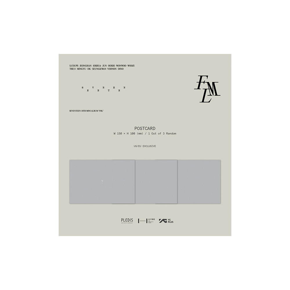  SEVENTEEN 10th Mini Album 'FML' (Faded Mono Life) (Signed) Detail 2