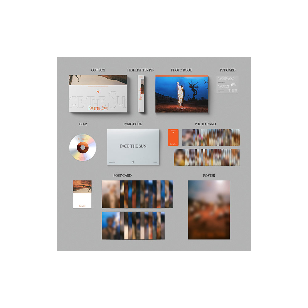 seventeen face the sun アルバム 新品未開封 五形態セット